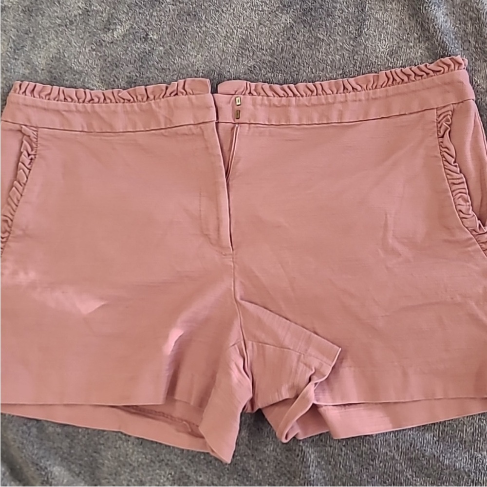 LOFT Rose color 4" Shorts sz 14